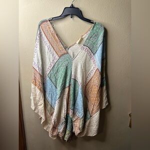143 Story Size Medium Women’s Patchwork Top